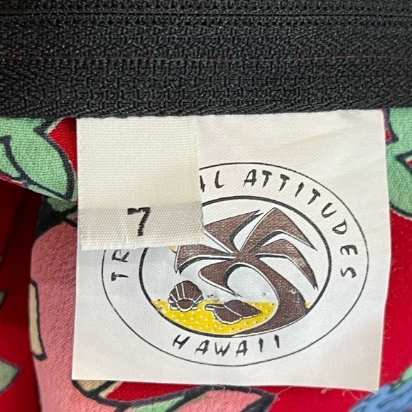 Tropical Attitudes Hawaii dress junior size 7 resort cruise vacation beach - Picture 13 of 16